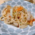 刹那chan＊'s cooksnap of when they made 簡単！おつまみ系焼きうどん♡.
