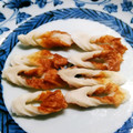 o☆shino's cooksnap of when they made ちくわの飾り切り（手綱ちくわ）.
