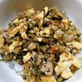 みわたけ's cooksnap of when they made 学校給食の高菜そぼろ丼✽.