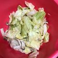 みりん調味料's cooksnap of when they made キャベツとエリンギの酢の物.
