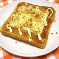 なっらー's cooksnap of when they made なんちゃって。お好み焼き風味トースト.