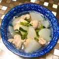 ぱぴろみ's cooksnap of when they made 鶏ももと大根のシンプル白だし煮.