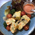 ワギュゥ's cooksnap of when they made 蕾菜の洋風卵焼き.