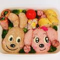 めいめい☆☆☆'s cooksnap of when they made 『名犬チーズとレアチーズちゃん』弁当♡.