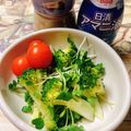 のんべぇヒロ's cooksnap of when they made かいわれ大根☆タップリの簡単すぎるサラダ.