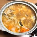 chi−ちゃん's cooksnap of when they made 雑誌掲載☆海鮮de塩ちゃんこ鍋♡簡単出汁.