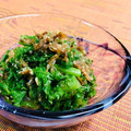島子☆'s cooksnap of when they made レンジで1分☆わさび菜の白だし和え.