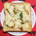 こげ岡's cooksnap of when they made ちくわと味噌マヨ・チーズのトースト☆.
