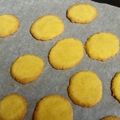 イモてん's cooksnap of when they made 材料3つ♡コーンミールクッキー.