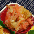 nosso's cooksnap of when they made 塩でいただく！人参とチーズのかき揚げ♪.