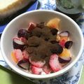 ☆あいちゃん's cooksnap of when they made ✿フルーツ珈琲❤大人のヨーグルト✿.