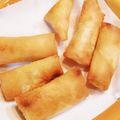 ろ→り→'s cooksnap of when they made 残り物　ポテトサラダで春巻き♪.