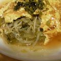あきたちゃん's cooksnap of when they made もやしと高菜の卵あんかけ.