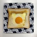 ❁Abake❁'s cooksnap of when they made NEWラピュタパンの目玉焼きトースト.