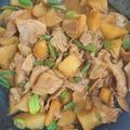 たこあん's cooksnap of when they made 冬大根でほっこり♪豚肉の味噌バター炒め煮.