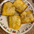 Ｒ！ＮＯ's cooksnap of when they made 牛乳なし♡チーズフレンチトースト♡.