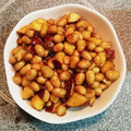 クックLUN85☆'s cooksnap of when they made さつまいもと大豆の甘辛炒め.