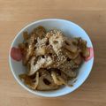 たまきく's cooksnap of when they made レンコン生姜の甘酢きんぴら.
