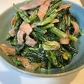 ここはな9999's cooksnap of when they made ほうれん草とベーコンのマヨネーズあえ♣.