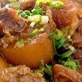 ごにょ's cooksnap of when they made 牛すじ肉と大根のどて焼き(どて煮).