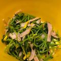 クックUF6HI4☆'s cooksnap of when they made 豆苗とハムのサッと炒め.