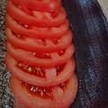 肉汁多めで。's cooksnap of when they made ぜったい崩れない！？トマトの切り方☆.
