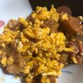 ほりもも's cooksnap of when they made ◆焼き鳥缶de炒り卵◆ お弁当にも♪.