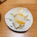 ぷにぷにもみじ's cooksnap of when they made 大根とマーマレードの簡単甘酢漬け.