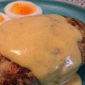 ひめおがわ's cooksnap of when they made 刻みガーキンのハンバーグ＆ソース.
