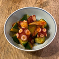すももの枝's cooksnap of when they made タコと胡瓜のキムチ和え.