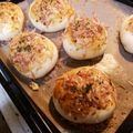 鱸の缶詰's cooksnap of when they made タコ焼きパンの具とトッピング.