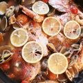 うさぽんぽん♪'s cooksnap of when they made 豪華簡単！海老と真鯛のアクアパッツァ☆.