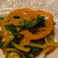 記念樹's cooksnap of when they made 春菊とにんじんのナムル.