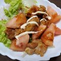 みゆりーた＊'s cooksnap of when they made カフェ風♡ 照り焼きチキン丼.