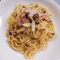 クックFAAF6J☆'s cooksnap of when they made ガーリックマーガリンの春キャベツパスタ.
