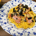 toccot's cooksnap of when they made スモーク鴨の和風パスタ.