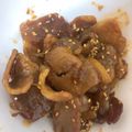 みーのむし”'s cooksnap of when they made 【時短5分】豚こまの甘酢ごま焼き♪.