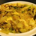 kumin教入信者's cooksnap of when they made ツナとキャベツの卵とじ丼(皿).