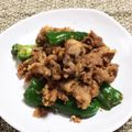 らて♪'s cooksnap of when they made 〖豚肉とピーマンの胡麻味噌炒め♪〗.