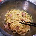 ☆ママー⭐'s cooksnap of when they made 生クリーム不使用　簡単濃厚カルボナーラ.