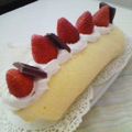 コーヒーたん's cooksnap of when they made ＊わたしサイズ＊ふわっふわロールケーキ♪.
