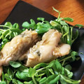 低カロ探検隊's cooksnap of when they made 牡蠣のうまダレ中華和え 豆苗添え.