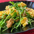 ゆみクローバー's cooksnap of when they made あと一品 豆苗で卵とじ.