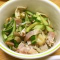 さおりん@料理特訓中's cooksnap of when they made しめじベーコンきゅうりのサラダ♪.