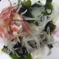 ツンドラ's cooksnap of when they made 新玉ねぎとわかめのあっさりサラダ.