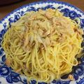 真夢羅's cooksnap of when they made 簡単☆ツナと玉ねぎのバター醤油パスタ♪.
