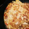 Benkitchen's cooksnap of when they made ＊豚肉と野菜、豆腐の卵とじ【幼児食】＊.