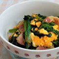 umemodoki's cooksnap of when they made ほうれん草と卵の炒め合わせ.