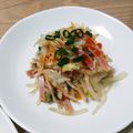 そうジロー's cooksnap of when they made つまみに最高♡焼豚ともやしのネギ塩ナムル.