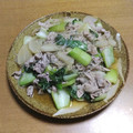 55才のおじさん's cooksnap of when they made 青梗菜と豚肉・大根・春雨炒め.